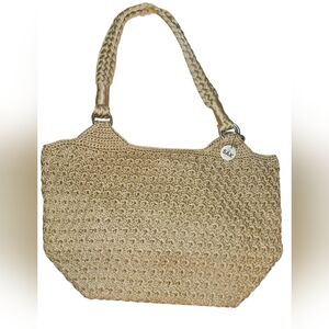 The Sak Gold Crochet Women's Bag